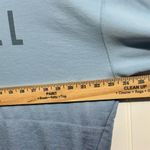 Nobull  Hoodie Sweatshirt Women's Medium Blue Ombre Dip Dye Pullover Logo Gym Photo 1