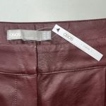 ASOS Curve NWT Size 20 Purple Pleated Cuffed Leg Faux Leather Pants Photo 2