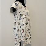 Charming Floral Print Mini Dress White Photo 9