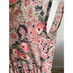 Agnes & Dora NWT Women's  Pink Floral Maxi‎ Dress Size XL Godiva Photo 1