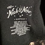 Nick & Nora Leopard One Piece Sleepwear Footed Pajamas Womens Medium Photo 4