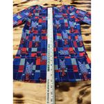 LuLaRoe ‎ Women Size Small Plaid Shirt  Dog Print Holiday Preppy Winter Christmas Photo 4