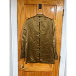 Maurizio Miri Olive Silk Blend Blazer IT 42 US 6 Italy Designer Jacket Photo 5