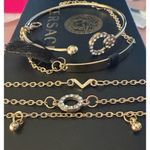 Boutique NEW Boho Bracelet Set - Gold Tone Chains, Tassel, Rhinestone Accents, Adjustable Photo 7