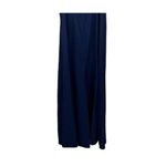 NWT Dessy Collection High Halter Neck Open Back Crepe Gown 16 Midnight Blue Photo 9