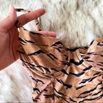 We Wore What Danielle One Piece Swimsuit Tiger Print Tan XS NWT Photo 5