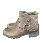 Earth Origins  Paris Ankle Boots‎ Booties Western Women's 7 Brown Leather 2014F Photo 1