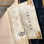 R13 Skinny Jeans Mid-Rise Size 28 Style R13w0002-1 Medium Blue Whiskered Photo 5