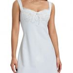 White lace bra mini dress Photo 0