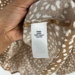 Maurice's Brown & White Speckled Dot Print Flare Sleeve Tie Front V-Neck Blouse S Photo 5