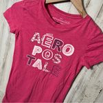 Aeropostale Vintage Y2K Pink Baby Tee Preppy Bella Swan Tight Womens Size XS Photo 1