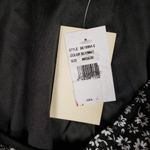 Everleigh NWT Sleeveless Black White Floral Sharkbite Tank Top Size Medium Photo 13