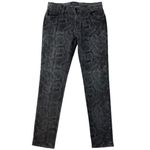 James Jeans  Twiggy 5 Pocket Leggings Venom Slate Snakeskin Witchy 90s Size 31 Photo 1
