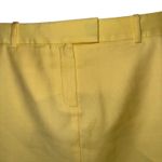 Theory  Butter Yellow Pocketed Wool Mini Skirt‎ EUC Size 6 Photo 2