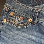 7 For All Mankind Petite 2P Bootcut Jeans "A" Pocket Low Rise Y2K Mid Wash Denim Photo 2