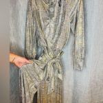Vince Camuto  metallic jumpsuit, NWT size 6 Photo 7