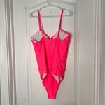 Womens Swimsuit XL Pink‎ Seashell Print One Piece Adjustable Straps Bathing Suit Pink Photo 3