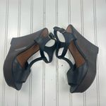 Candie's Candie’s Women’s Black Platform Wedge Sandals – Size 8 Photo 5