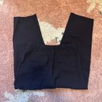 ZARA  Womens Soft Cropped Pants Black Size M Relaxed Cozy Loungewear Pockets Photo 4