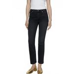 Mango Slim-Fit Cropped Jeans Black Denim Claudia Size 4 US / 36 EUR Photo 2