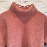 All In Motion  Sweater Womens Large Blush Pink Pullover Cropped Hi Lo High Neck Photo 1