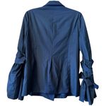 Walter Baker  New York M blazer coat jacket Removable Bell Sleeves Bow Black Photo 2