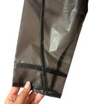 ZARA NWT! Charcoal Gray Transparent Water Repellent Cropped Biker Jacket Photo 9