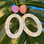 Sugarfix Pink and White  Earrings Photo 1