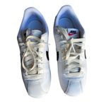 Nike  Cortez women’s sneakers, US size 7.5, UK size 5, white, black, and blue Photo 6