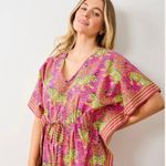 Print Fresh Bagheera Let's Cruise Cafton Hot Pink Organic Cotton Dress Photo 4
