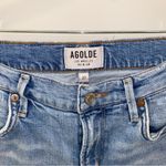 AGOLDE  Sophie High Rise Skinny Crop in light blue wash Vertigo Size 27 Photo 12