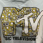 MTV Brand Light blue & yellow floral MTV crop top / XXL / Excellent condition Photo 4