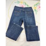 Chico's  Platinum Denim Bootcut Jeans Dark Wash women Stylish Pockets Comfort L Photo 1