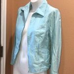 Moschino  Aeffe light blue full zip silk jacket Photo 3