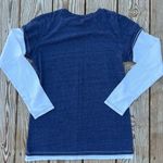 nhl | women’s long sleeve hockey shirt | large columbus blue jackets shirt Photo 3