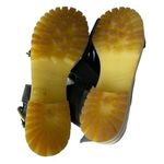 Studio Pollini Black Platform Leather Sandals With Fringe Size 37 Photo 3