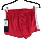 TYR Womens Warm Up Shorts Drawstring Pull On Athletic Red M Size M Photo 1