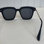 ALDO  Brand Black Casual Glam Sunglasses Gold Metal Photo 3