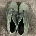 Eddie Bauer Vintage  Suede Dark Green Booties Size 8.5 Photo 3