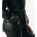 Alphalete  Women’s Infinity Explorer Jacket-Black Rain Windbreaker Jacket Hooded Photo 2