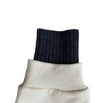 Style & Denim women's large cream color layered look crew neck sweatshirt Photo 5