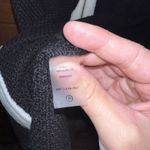 Calvin Klein EUC  Cream Black Long Zip Front Duster Sweater Dress Medium Photo 5