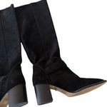 Free People Dahlia Slouch Pointed Toe Suede Boots in black SZ 36 6 Photo 7