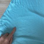 Free People  Ribbed Tank Top Teal Sz Small Photo 9