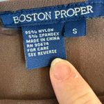Boston Proper  Women's Brown Nylon Spandex Sleeveless Tank Top Shirt Size Small Photo 5