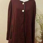 Anne Klein Burgandy Cape Large Photo 0