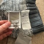 NEW  Beanie Reversible Cable Knit Hat with Bench Logo Blue and Gray Marl Photo 3