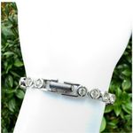 Swavorski Swarovski Bezel Set Clear Crystal tennis Bracelet Photo 2
