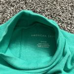 American Eagle ribbed turtleneck long sleeve cropped shirt S Photo 4