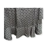 Diane Von Furstenberg  DVF 𖤗 Geometric Tile Print Silk Wrap Dress 𖤗 Grey 𖤗 Small Photo 7